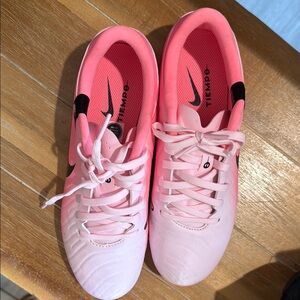 Nike Pink and Black Athletic Shoes Modern Design